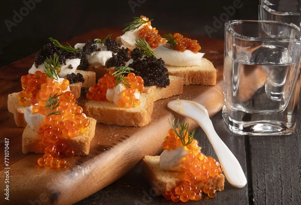 Obraz Caviar and Vodka