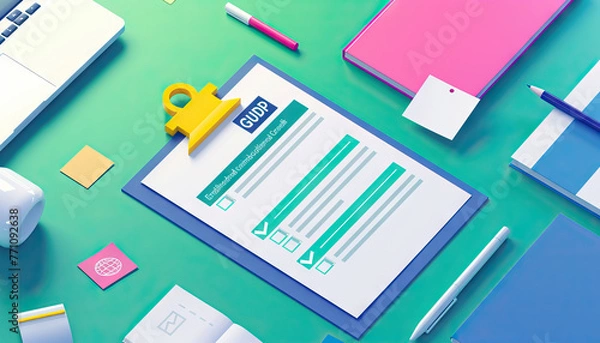 Obraz PCI DSS Compliance Solutions: Secure Payment Card Data, PCI DSS compliance solutions with an image of a credit card and a lock representing secure transactions