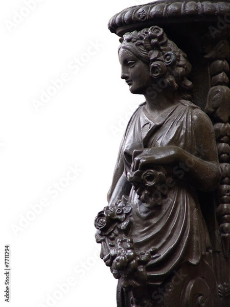 Fototapeta Isolated Image of a Italian Street Latern