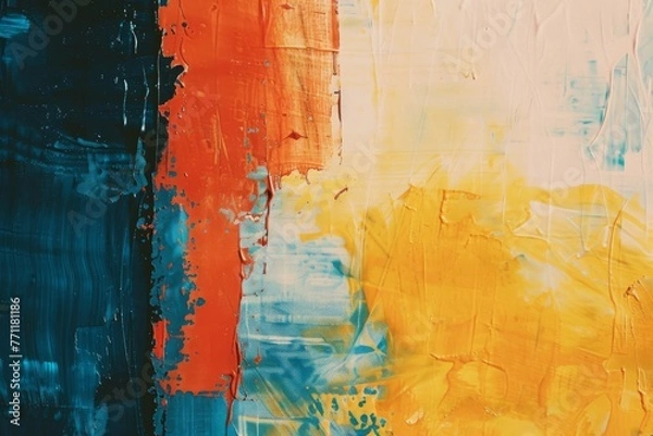 Fototapeta Abstract blurred colors in vibrant effect