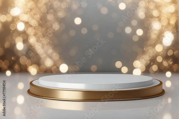 Fototapeta 3d luxury podium background product display