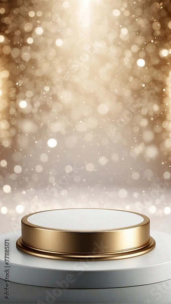 Obraz 3d luxury podium background product display