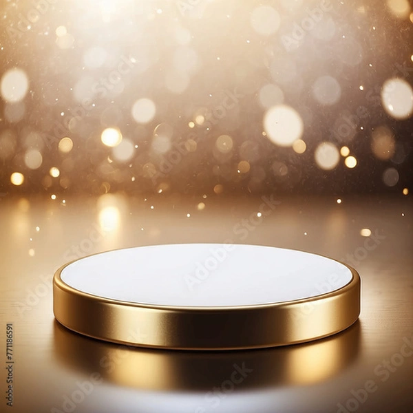 Obraz 3d luxury podium background product display