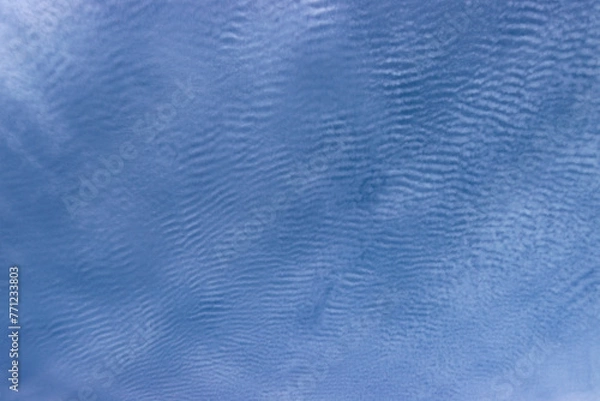Fototapeta Clouds in the sky before a thunderstorm.