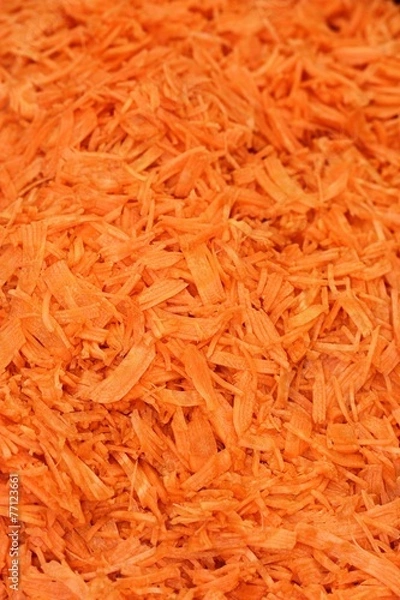 Obraz geraspelte Möhren