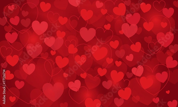 Fototapeta heart, vector background