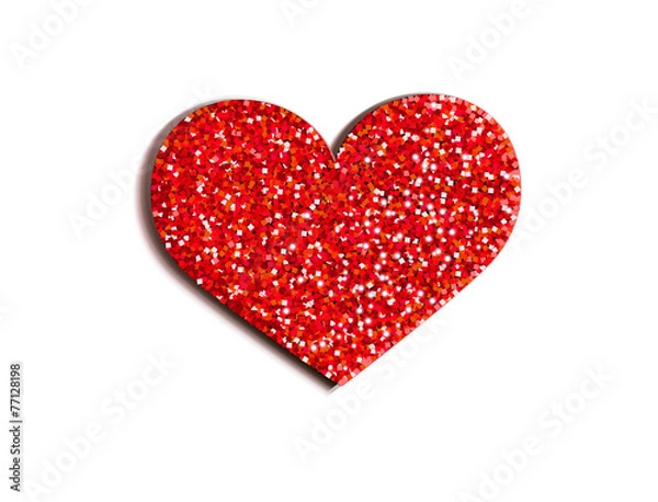 Fototapeta Glitter - Herz