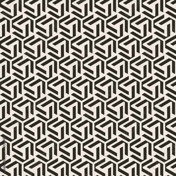 Fototapeta Repeating geometric background. Linear graphic design
