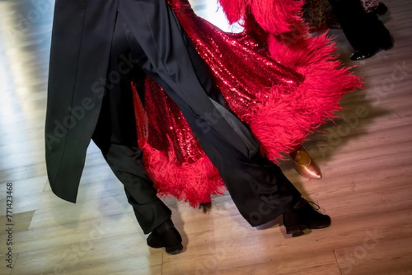 Obraz couple dancing standard dance