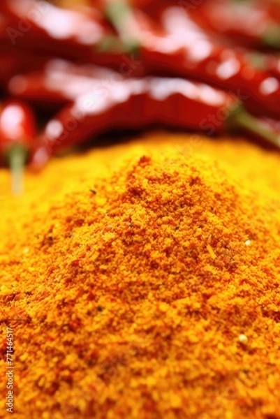 Obraz Saffron close-up view.