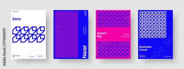 Fototapeta Abstract Background Template. Isolated Report Design. Creative Flyer Layout. Banner. Poster. Book Cover. Brochure. Business Presentation. Magazine. Handbill. Notebook. Portfolio. Newsletter