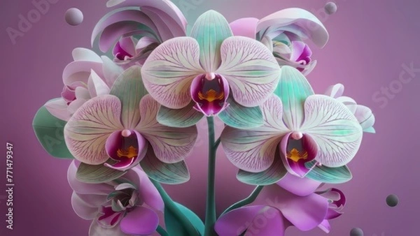 Obraz pink orchid flower