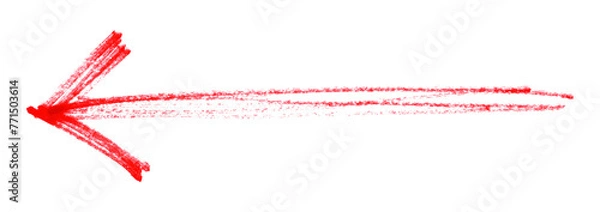Obraz Red arrows isolated on transparent background