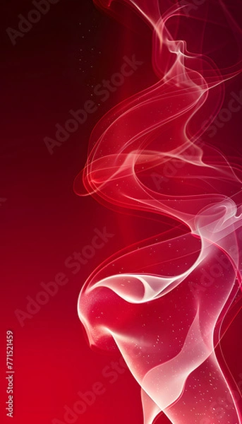 Fototapeta Red White Abstract