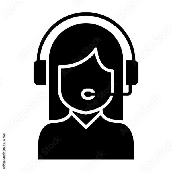 Fototapeta Customer Services Centre Icon