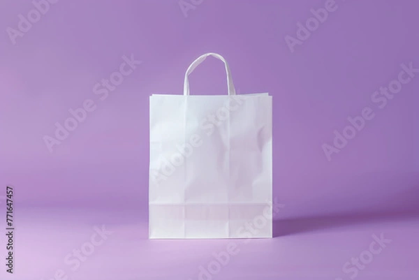 Obraz Paper back on purple background