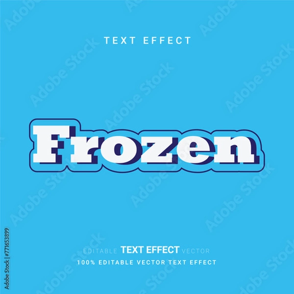 Obraz premium editable text effect