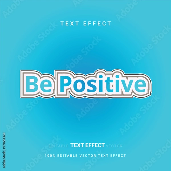 Obraz Editable text effect
