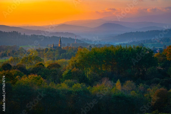 Obraz Polska Bieszczady Jesień