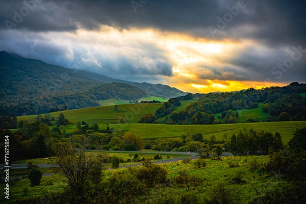 Obraz Polska Bieszczady Jesień
