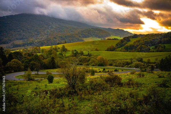 Obraz Polska Bieszczady Jesień