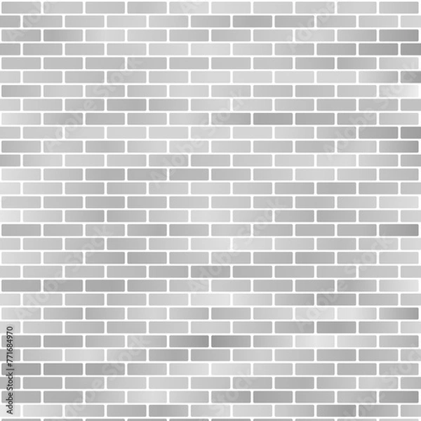 Fototapeta Monochrome aged brick pattern backgrounds for arhitecture texture seamless stonework
