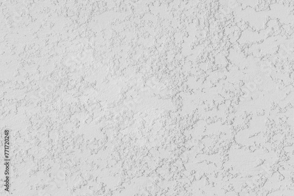 Obraz Rough White Wall Plaster Solid Surface Stucco Background Cement Concrete Texture Backdrop