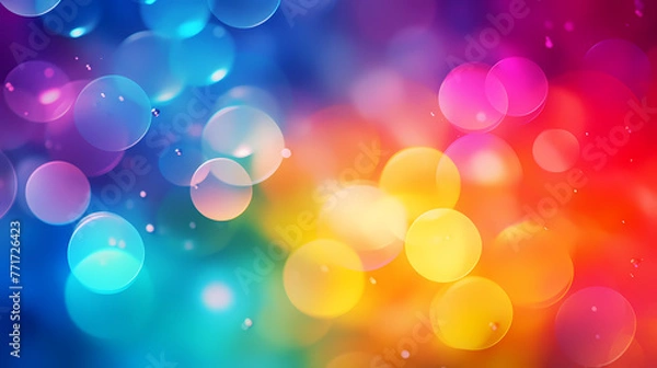 Obraz Rainbow colorful abstract background