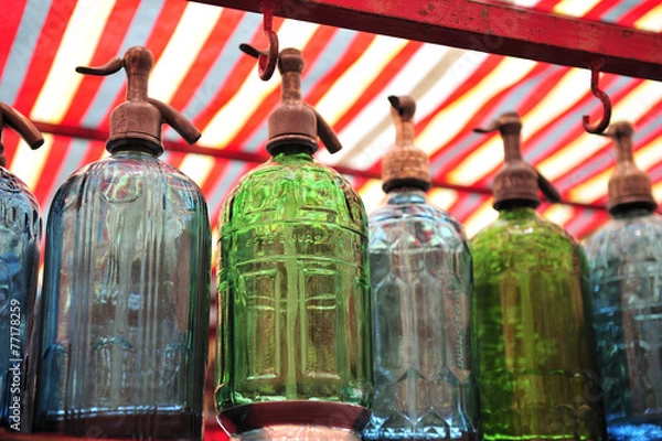 Fototapeta Antique market in San Telmo, Buenos Aires, Argentina