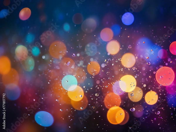 Fototapeta 3D illustration showcases a colorful backdrop adorned with curved lines and waves.