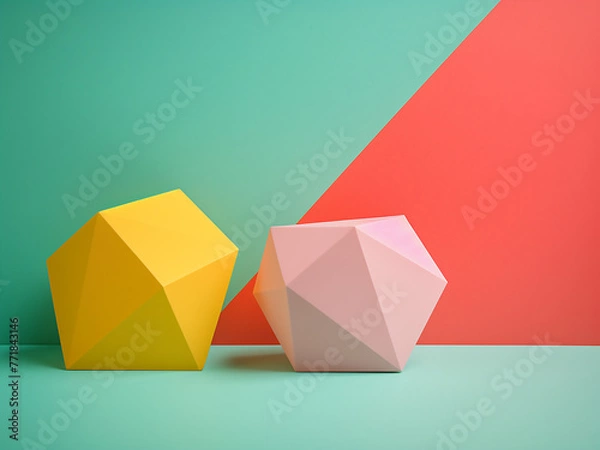 Fototapeta Artistic tie-dye pattern forms a blue fabric heart.