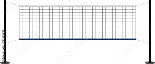 Obraz 배구 네트 벡터