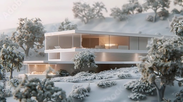 Obraz showcasing architectural designs