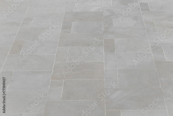 Obraz Grey mosaic stone ceramic floor tile background surface texture backdrop road urban