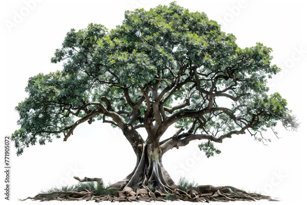 Fototapeta Tree isolated on white 