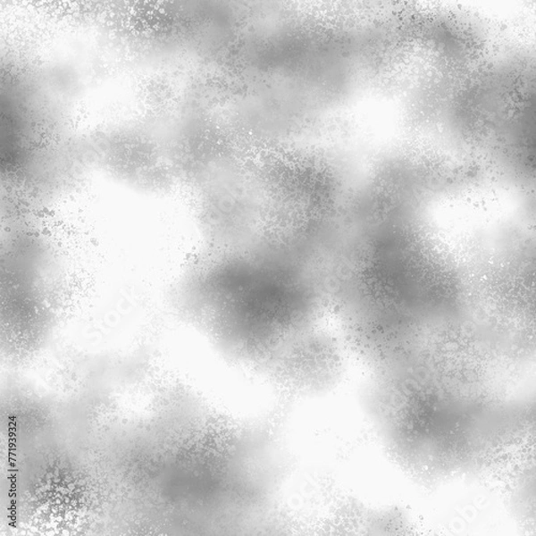 Fototapeta seamless alpha grayscale christmas background with snowflakes