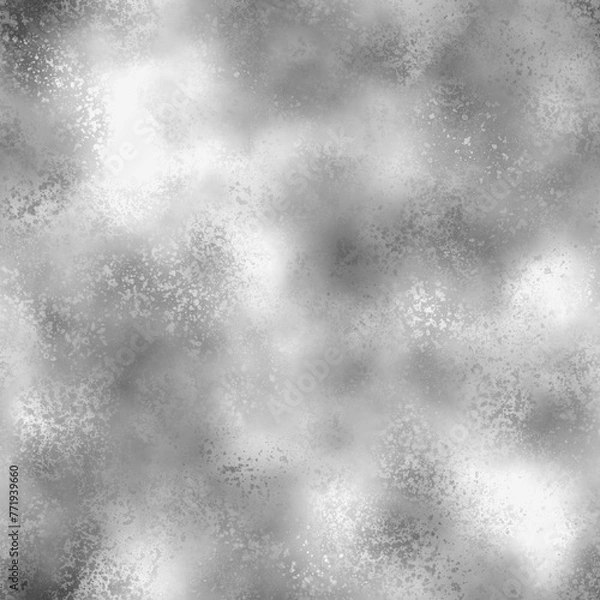 Fototapeta seamless alpha grayscale christmas background with flakes