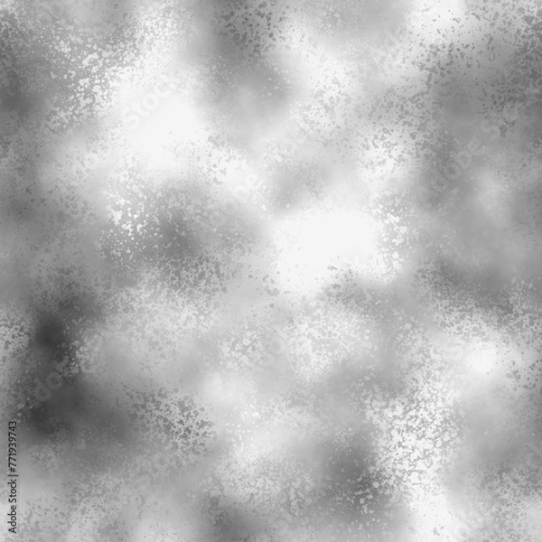 Fototapeta seamless alpha grayscale background with snowflakes