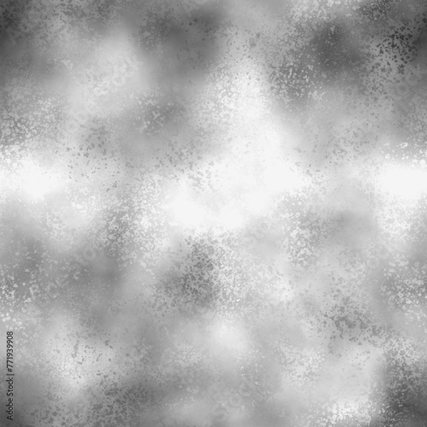 Fototapeta seamless alpha grayscale background with snowflakes
