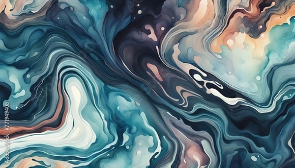Fototapeta abstract background with wave