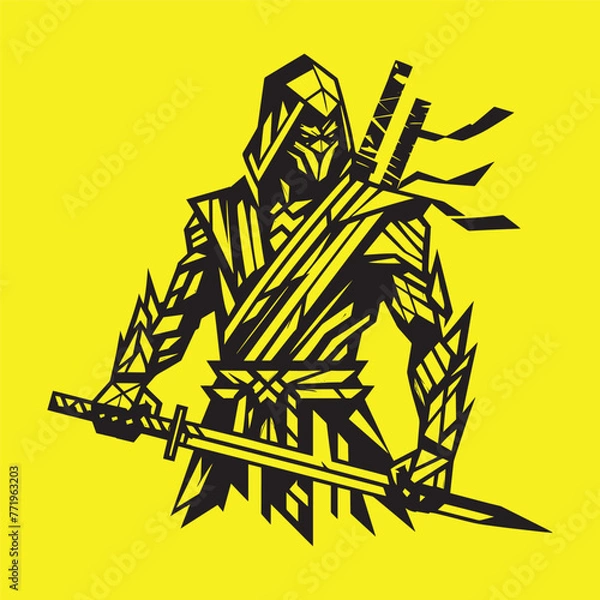 Obraz Warrior Ninja Artwork