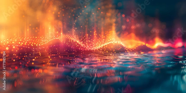 Fototapeta Unveiling Atomic Mysteries: Spectroscopic Imaging of Excited-State Emission Lines