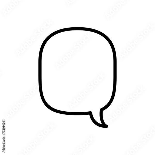 Fototapeta Chat bubble icon