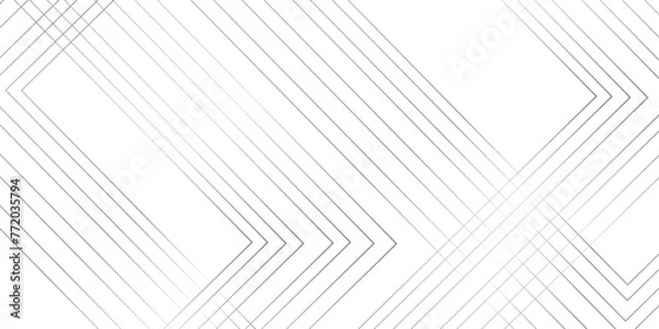 Obraz Abstract white and gray tringle shape stroke lines and geometric design and modern grid background . Beautiful turquoise tulle fabric on line background .digital frequency track equalizer vector .