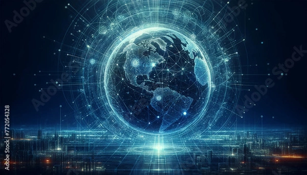 Fototapeta デジタル空間