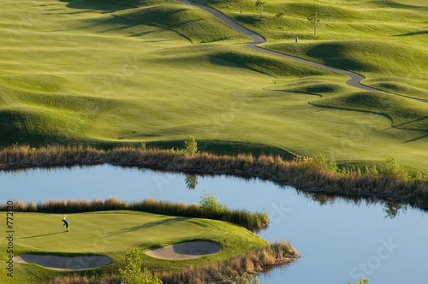 Fototapeta golf course view