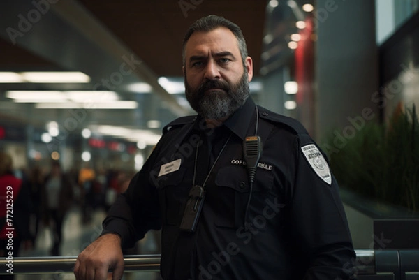 Fototapeta security guard