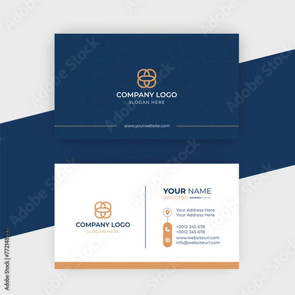 Obraz Standard Premium Business card vector template design