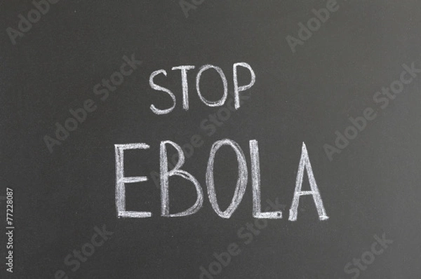 Fototapeta stop ebola