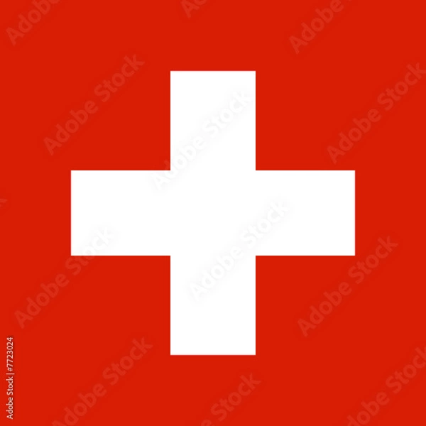 Obraz Drapeau Suisse True Colors